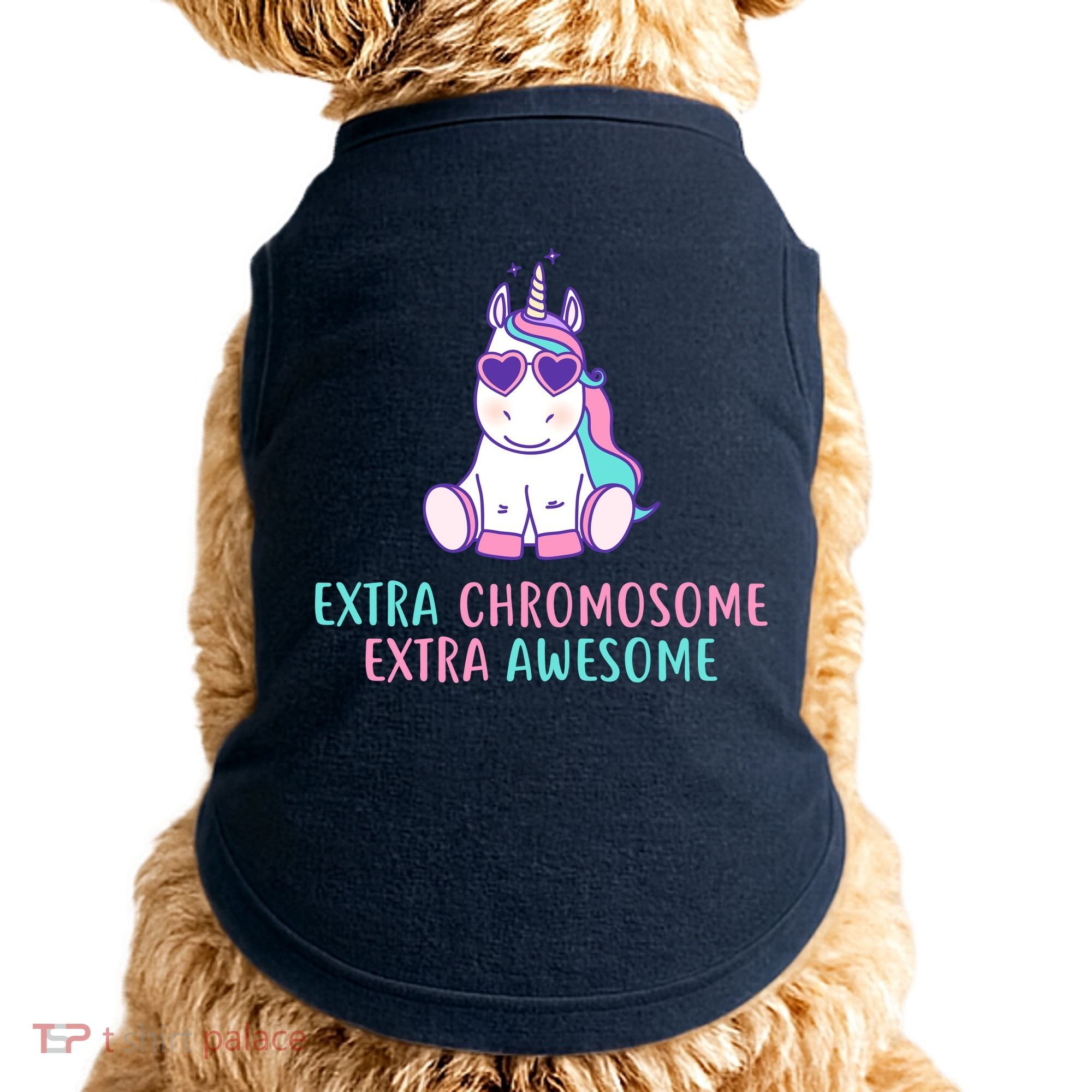 Extra Chromosome Awesome Down Syndrome Doggie Tank