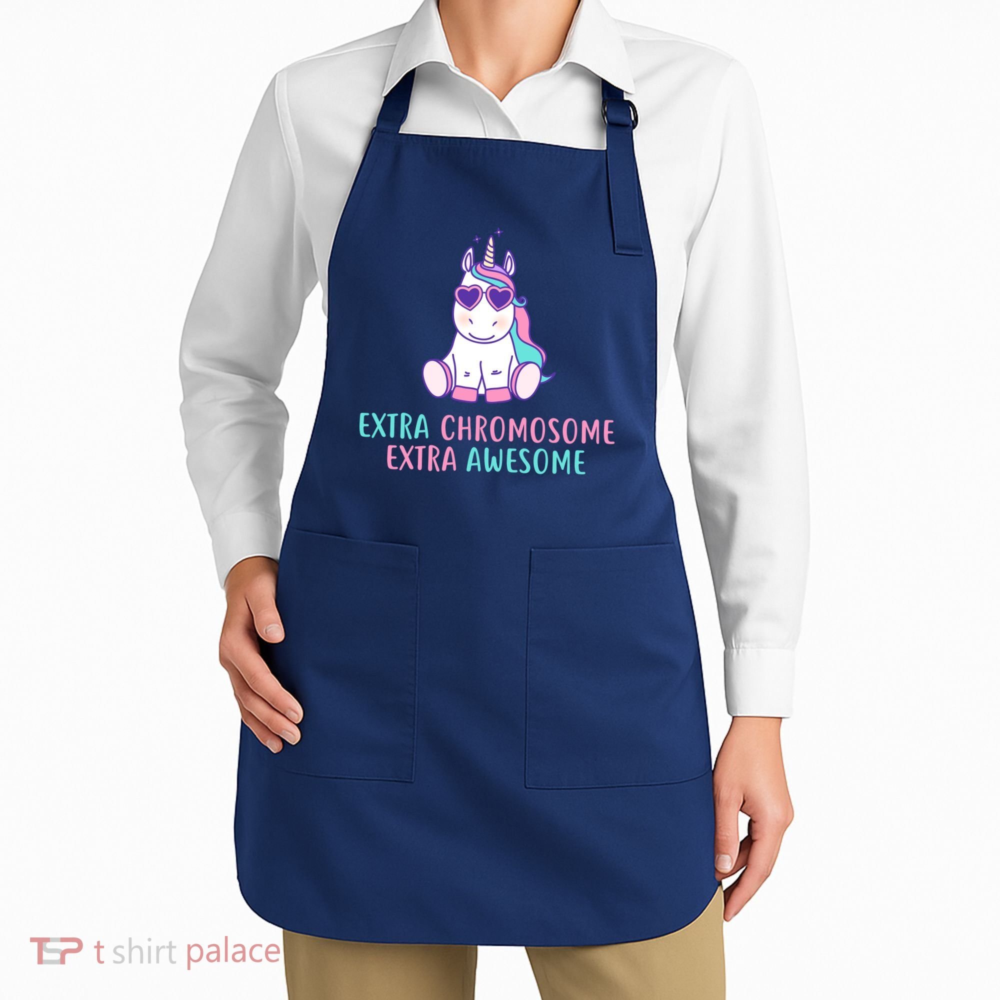 Extra Chromosome Awesome Down Syndrome Apron