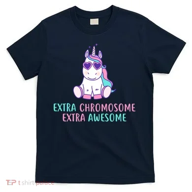 Extra Chromosome Awesome Down Syndrome T-Shirt