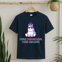Extra Chromosome Awesome Down Syndrome T-Shirt thumb 2