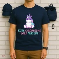 Extra Chromosome Awesome Down Syndrome T-Shirt thumb 6