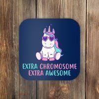 Extra Chromosome Awesome Down Syndrome Coaster thumb 0