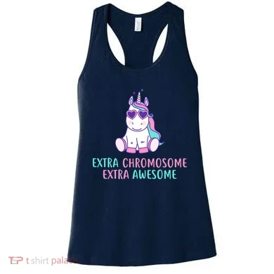 Extra Chromosome Awesome Down Syndrome Women's Tank Top