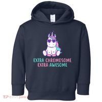 Extra Chromosome Awesome Down Syndrome Toddler Hoodie thumb 0