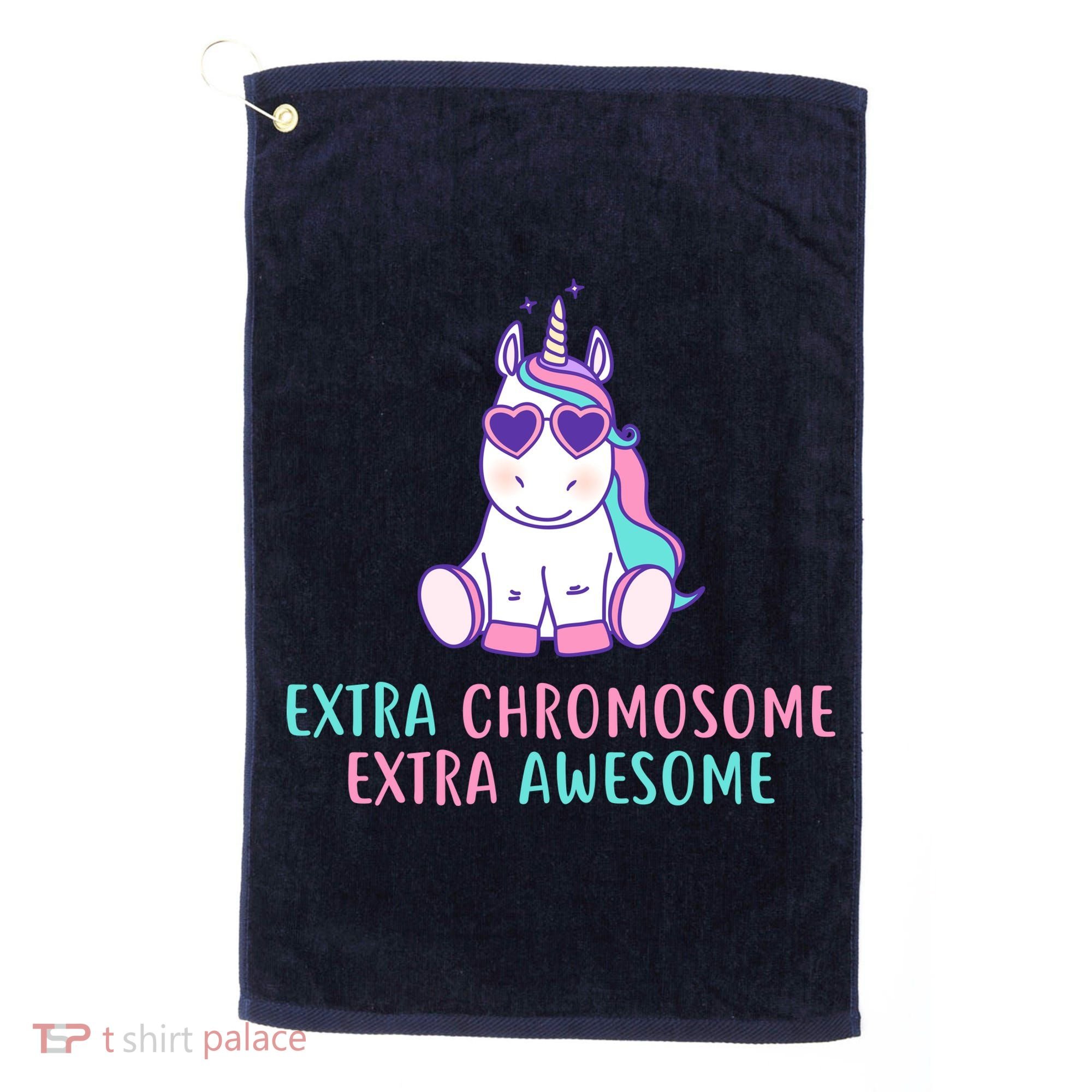Extra Chromosome Awesome Down Syndrome Golf Towel