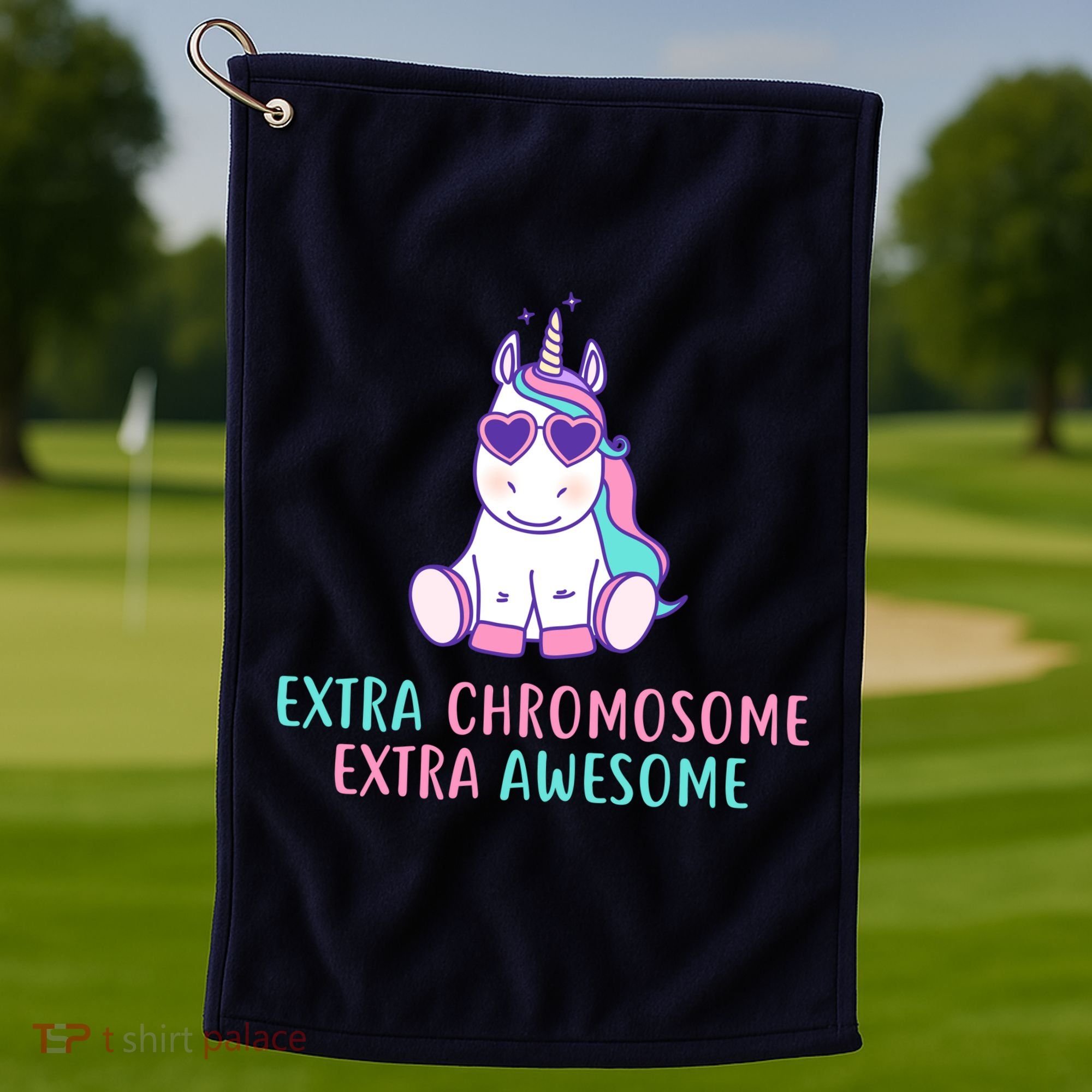 Extra Chromosome Awesome Down Syndrome Golf Towel