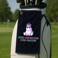 Extra Chromosome Awesome Down Syndrome Golf Towel thumb 2