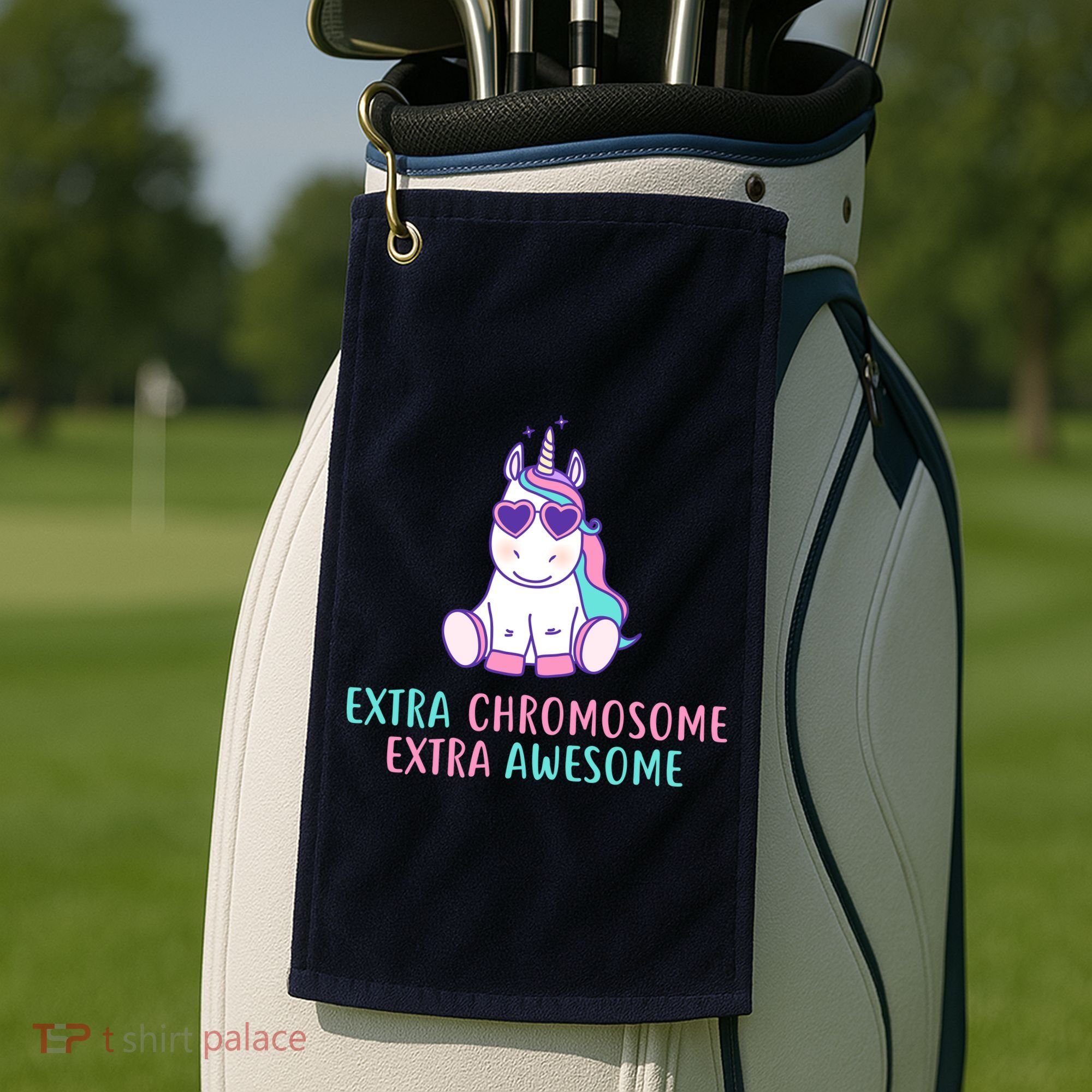 Extra Chromosome Awesome Down Syndrome Golf Towel