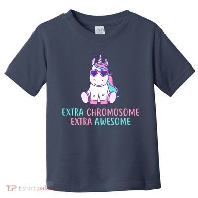 Extra Chromosome Awesome Down Syndrome Toddler T-Shirt