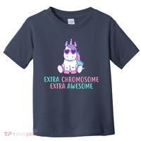 Extra Chromosome Awesome Down Syndrome Toddler T-Shirt thumb 0