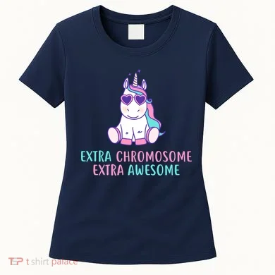 Extra Chromosome Awesome Down Syndrome Women's T-Shirt