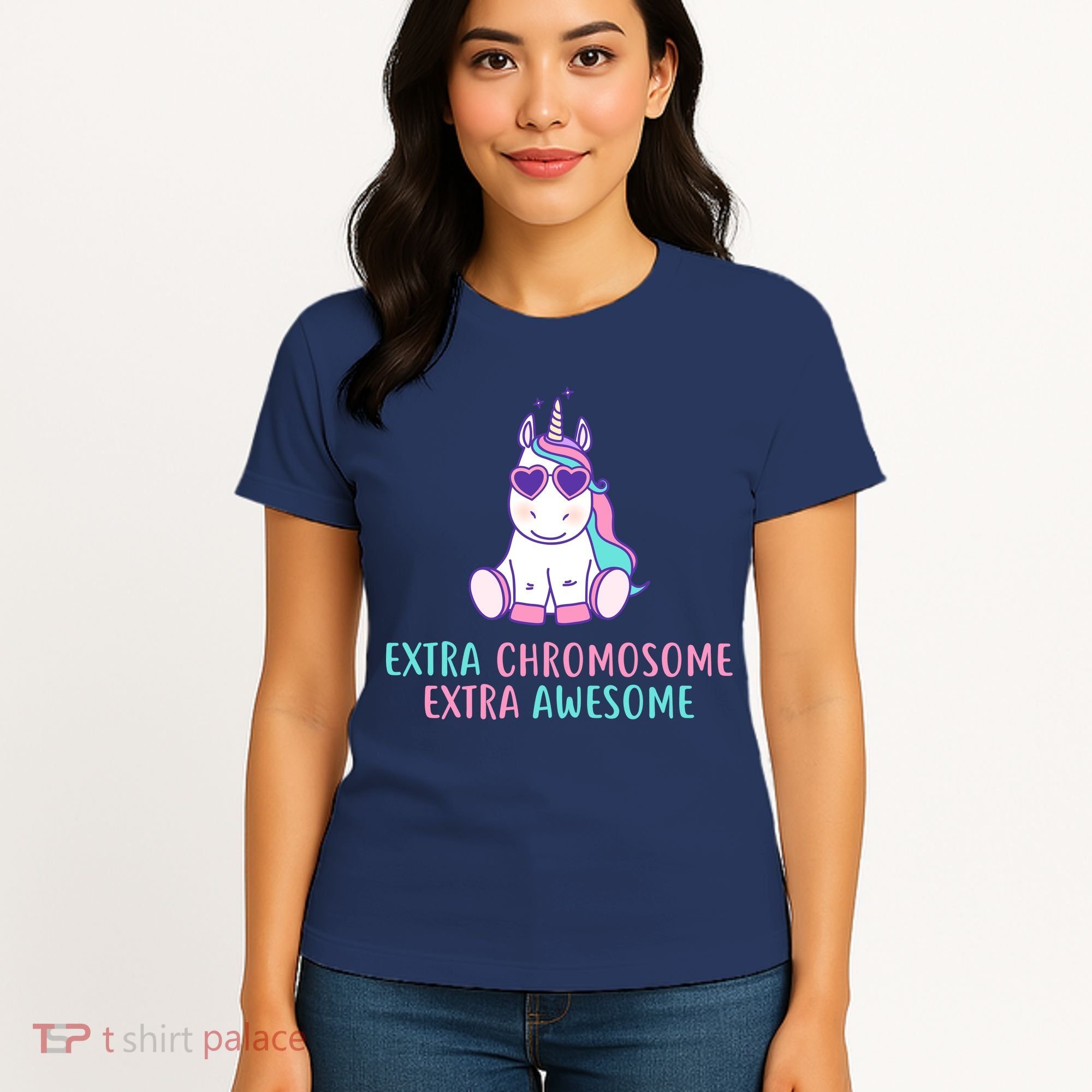 Extra Chromosome Awesome Down Syndrome Women's T-Shirt