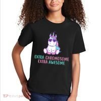 Extra Chromosome Awesome Down Syndrome Kids T-Shirt thumb 2