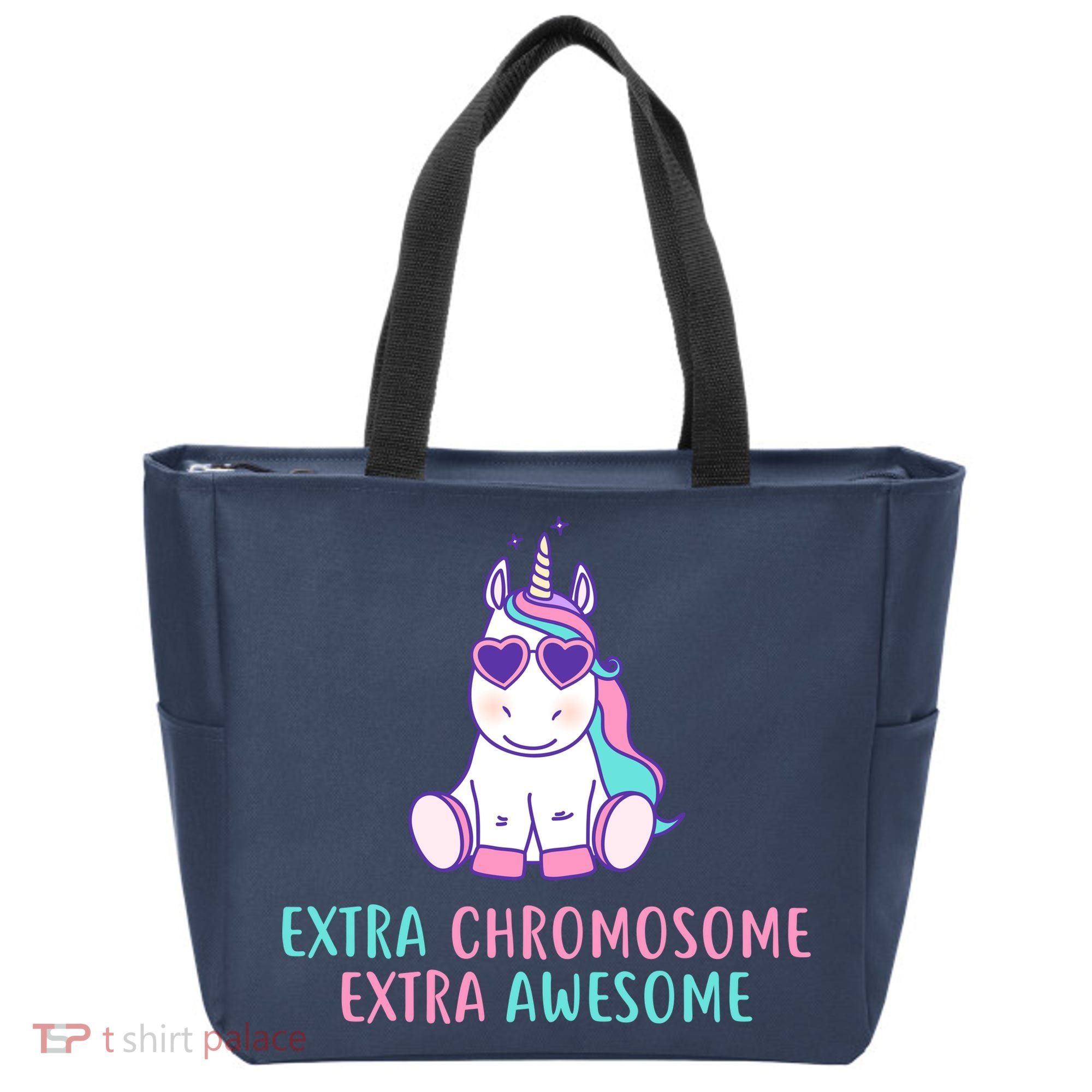 Extra Chromosome Awesome Down Syndrome Tote Bag