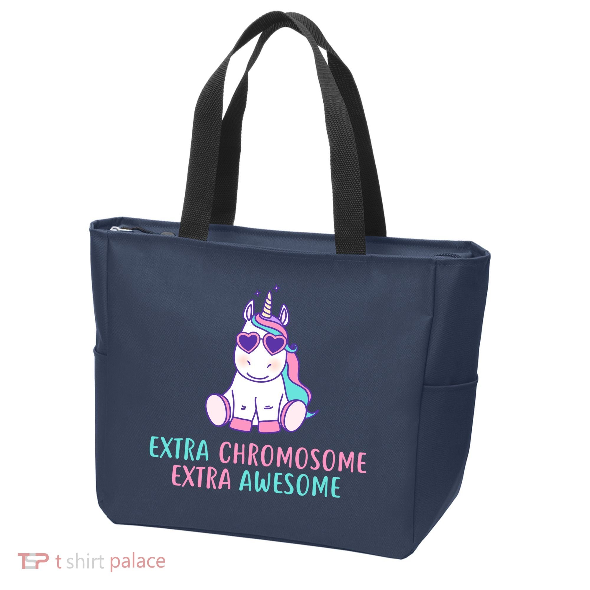 Extra Chromosome Awesome Down Syndrome Tote Bag