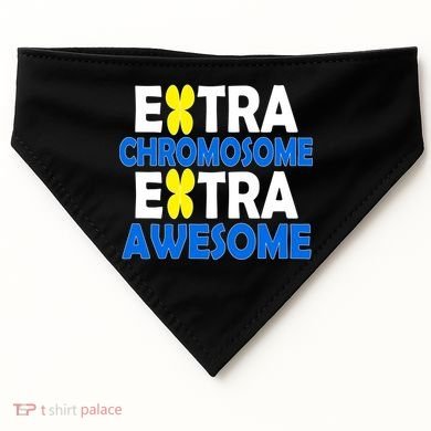 Extra Chromosome Extra Awesome USA-Made Doggie Bandana