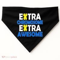 Extra Chromosome Extra Awesome USA-Made Doggie Bandana thumb 0