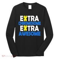 Extra Chromosome Extra Awesome Long Sleeve Shirt thumb 0