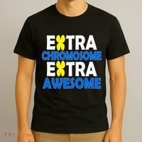 Extra Chromosome Extra Awesome T-Shirt thumb 3