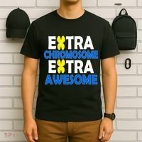Extra Chromosome Extra Awesome T-Shirt thumb 6