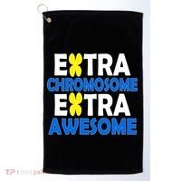 Extra Chromosome Extra Awesome Golf Towel thumb 0