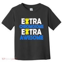 Extra Chromosome Extra Awesome Toddler T-Shirt thumb 0