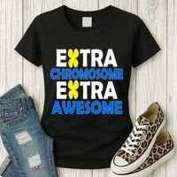 Extra Chromosome Extra Awesome Women's T-Shirt thumb 3