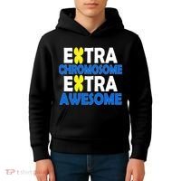 Extra Chromosome Extra Awesome Kids Hoodie thumb 4