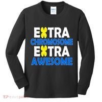 Extra Chromosome Extra Awesome Kids Long Sleeve Shirt thumb 0