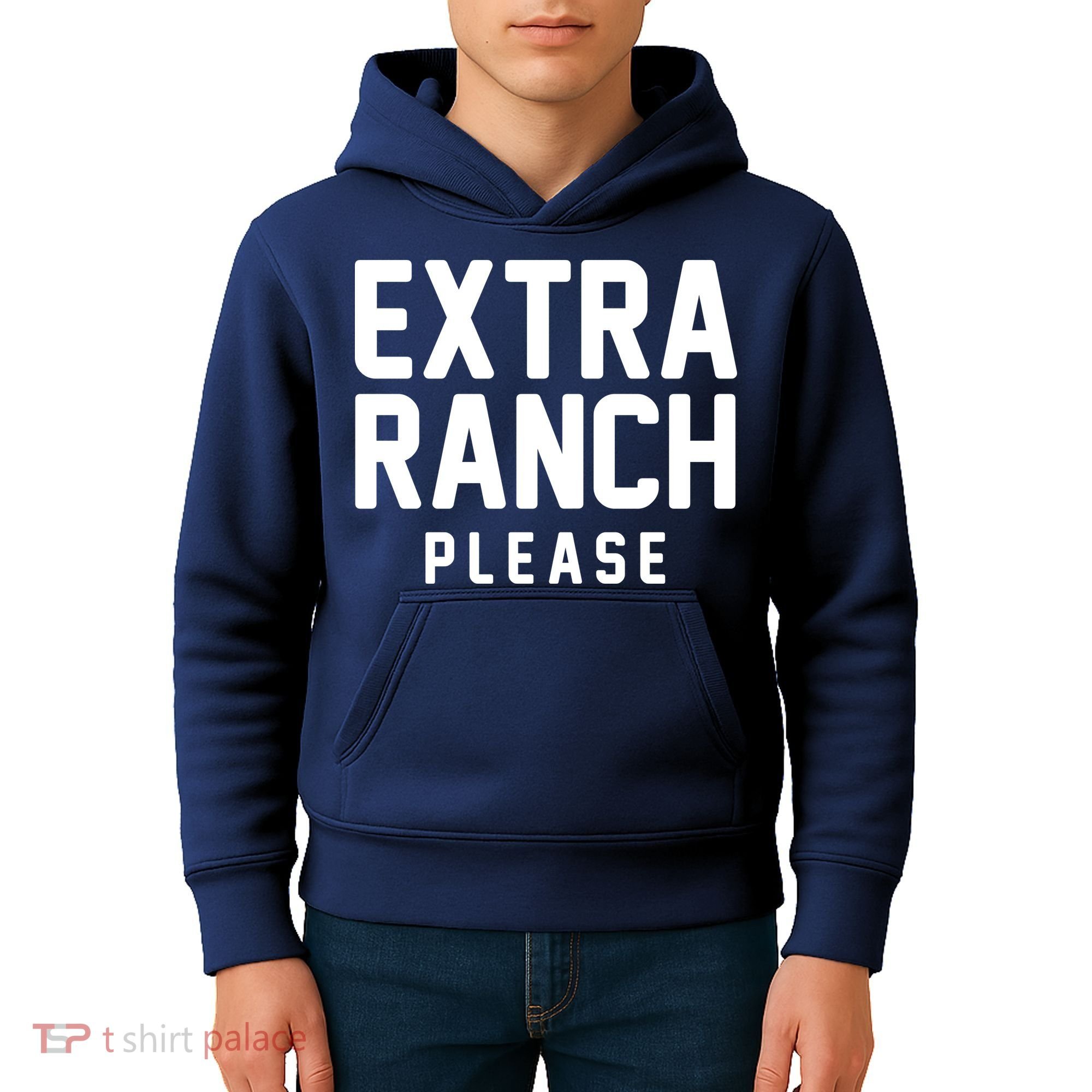 Extra Ranch Please Kids Hoodie