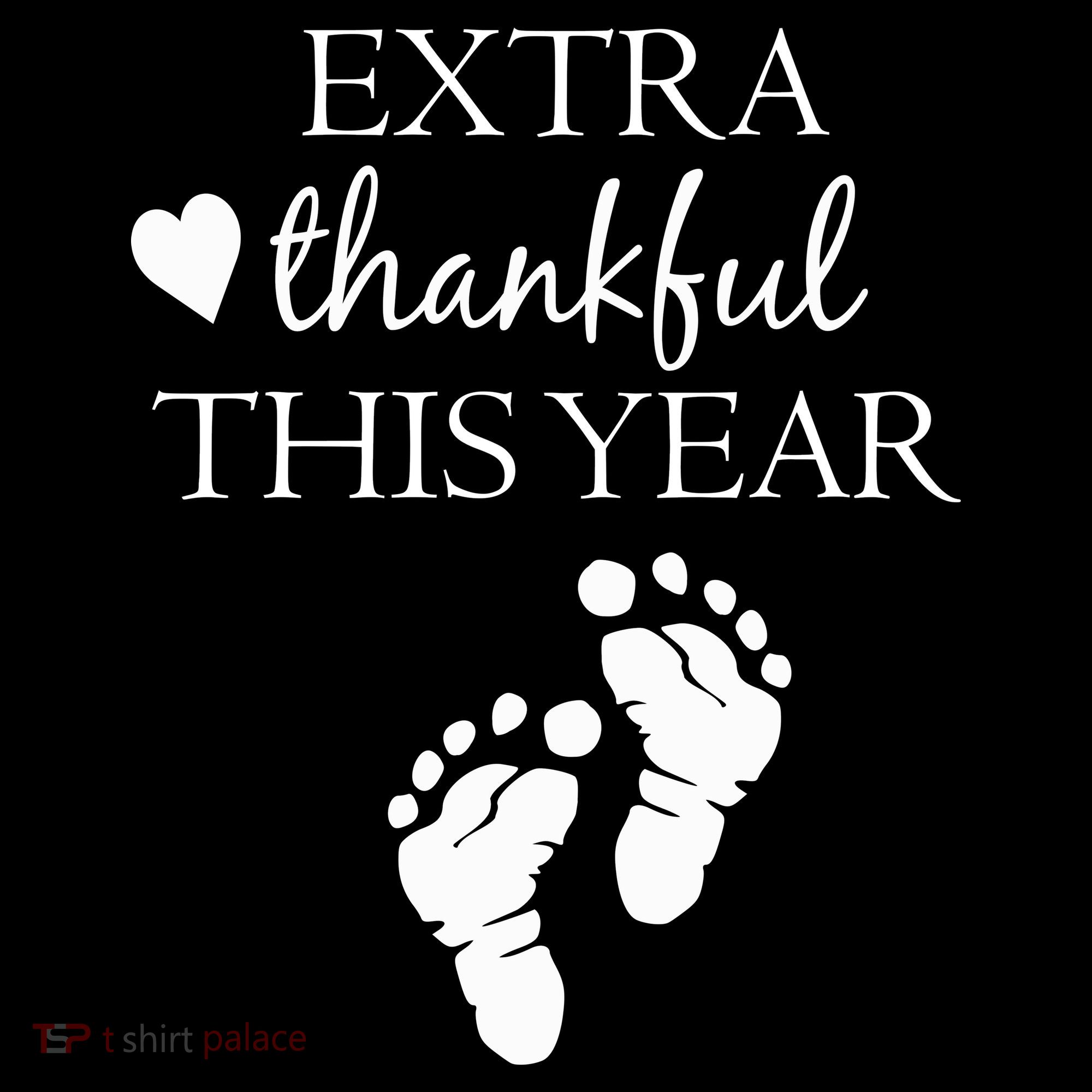 Extra Thankful This Year Pregnancy Hoodie