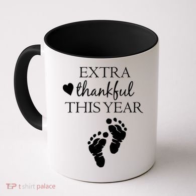 Extra Thankful This Year Pregnancy Coffee Mug