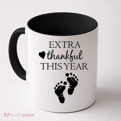 Extra Thankful This Year Pregnancy Coffee Mug