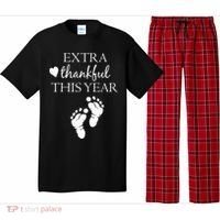 Extra Thankful This Year Pregnancy Pajama Set thumb 0
