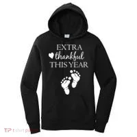 Extra Thankful This Year Pregnancy Women's Hoodie thumb 0