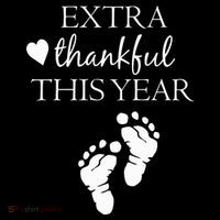 Extra Thankful This Year Pregnancy Toddler Hoodie thumb 2