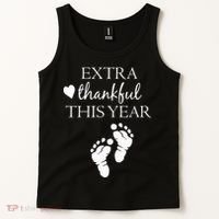 Extra Thankful This Year Pregnancy Tank Top thumb 2