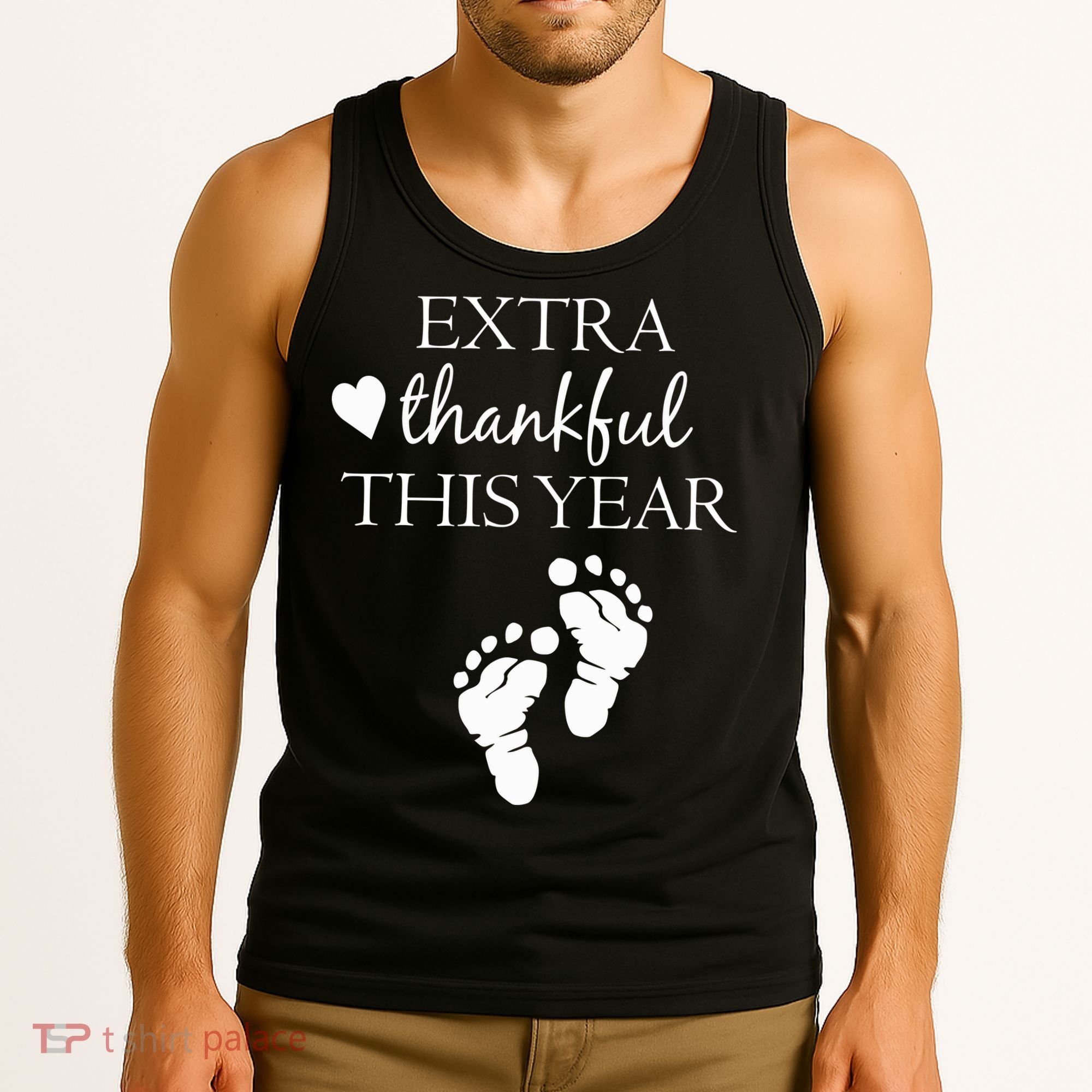 Extra Thankful This Year Pregnancy Tank Top