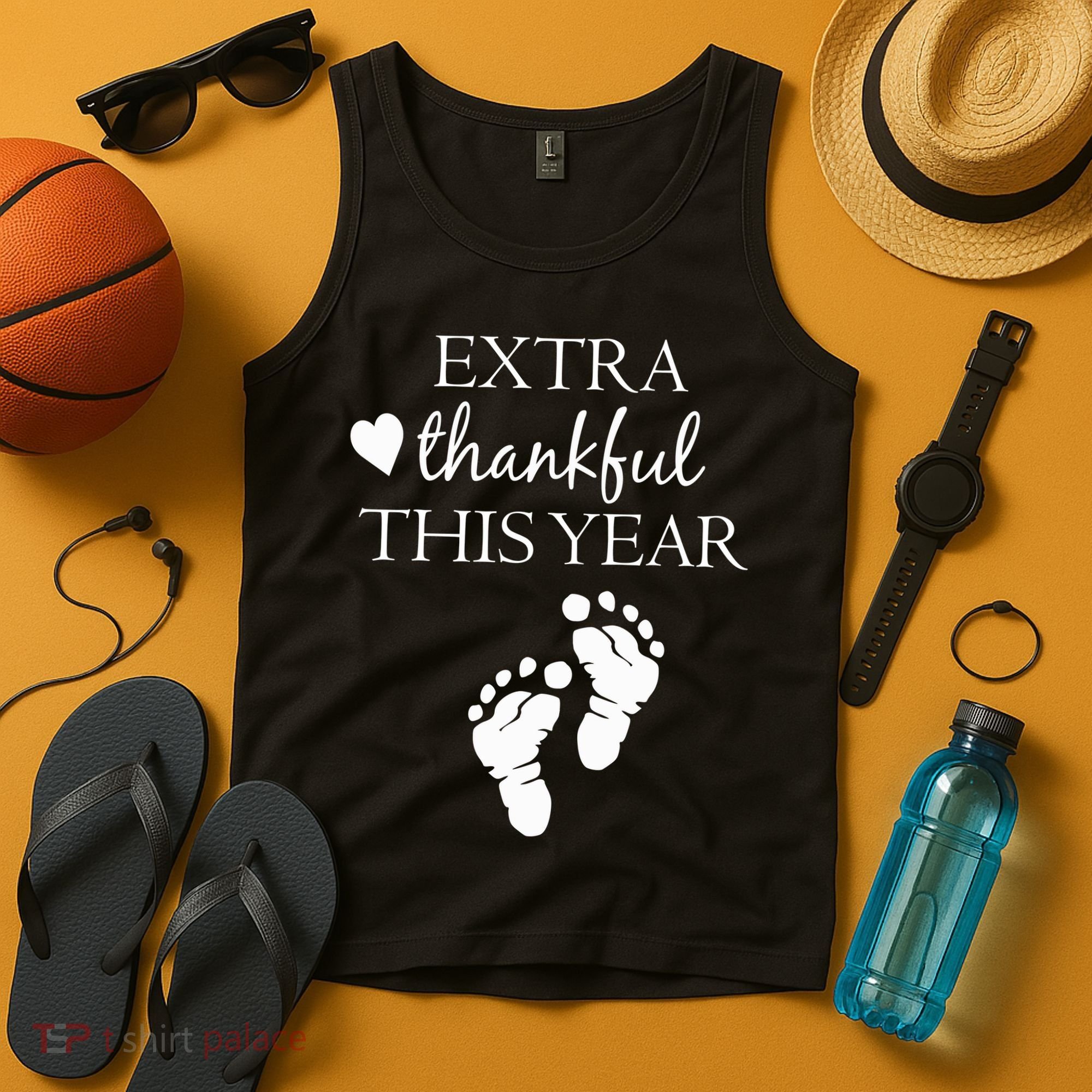 Extra Thankful This Year Pregnancy Tank Top