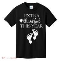 Extra Thankful This Year Pregnancy Kids T-Shirt thumb 0