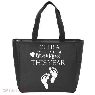 Extra Thankful This Year Pregnancy Tote Bag