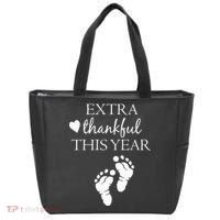 Extra Thankful This Year Pregnancy Tote Bag thumb 0