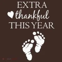 Extra Thankful This Year Pregnancy Kids Hoodie thumb 2