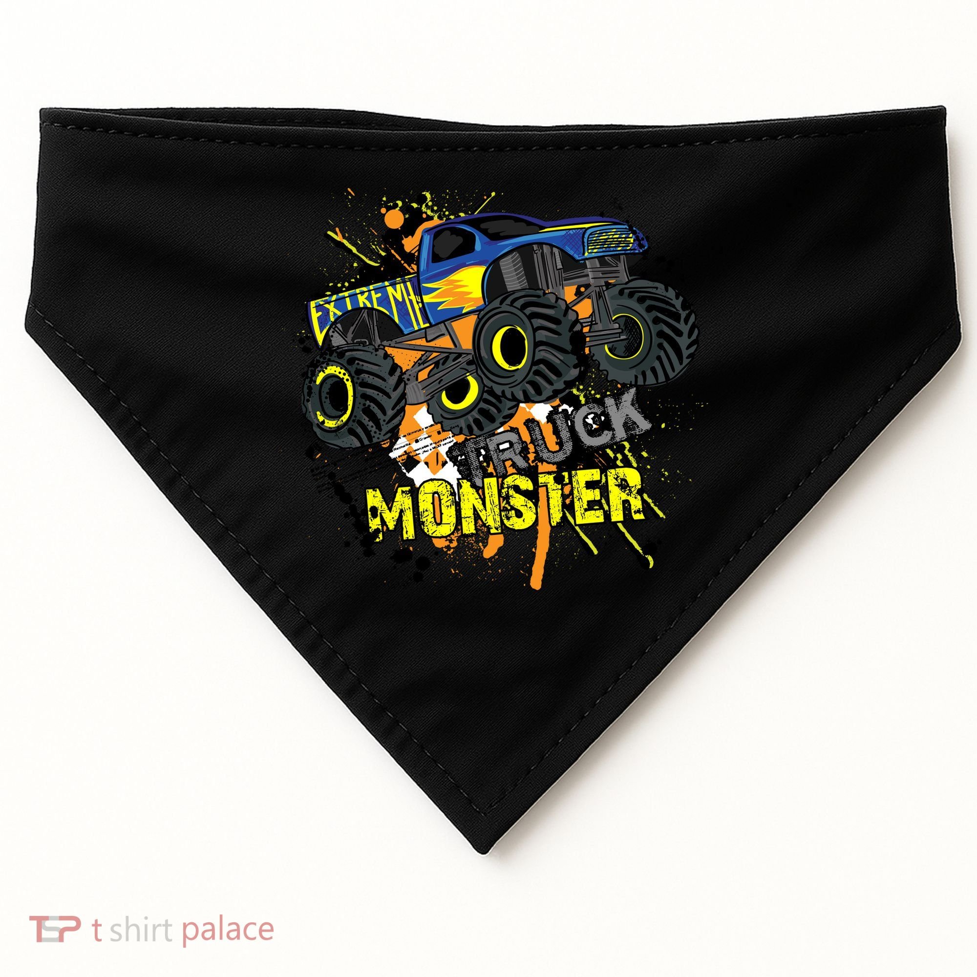 Extreme Monster Truck USA-Made Doggie Bandana