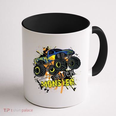 Extreme Monster Truck Coffee Mug back