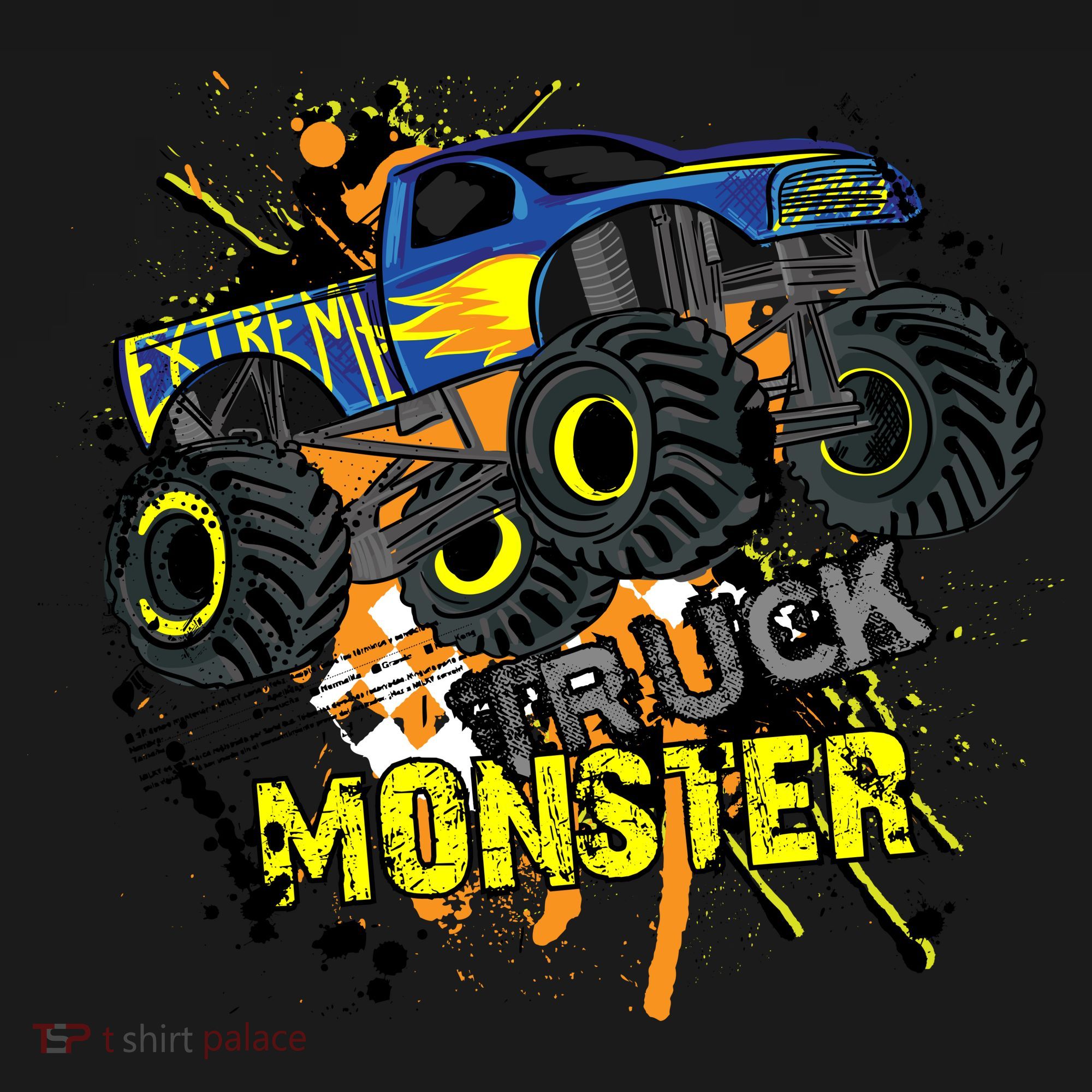Extreme Monster Truck Ornament