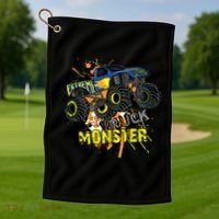 Extreme Monster Truck Golf Towel thumb 1