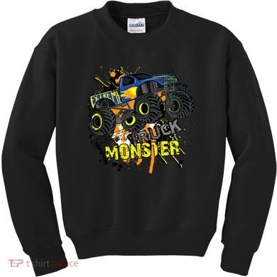 Extreme Monster Truck Kids Sweatshirt