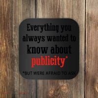Everything You Always Wanted To Know About Publicity Coaster thumb 0