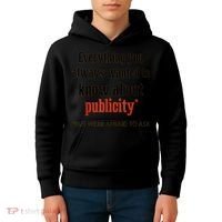 Everything You Always Wanted To Know About Publicity Kids Hoodie thumb 4